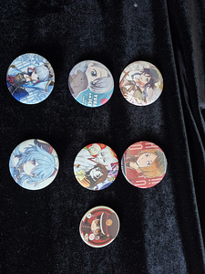 1 € = 1 tk! Anime märgid tegelastega (Genshin Impact (1 foto / 1)