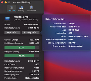 MacBook Pro 13'' Mid 2014 8/128 (9 foto / 9)