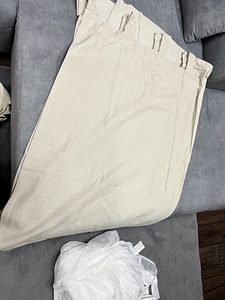 Kaardinad linasest (IKEA) + tüll (1 foto / 3)