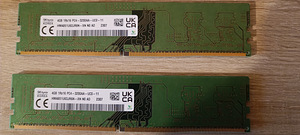 Müüa operatiivmälu DDR4 8GB, 2 plokki 4 GB (1 foto / 1)