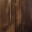 Большой шкаф 182,5х89х56, коричневый, с золотым декором (фото #1)