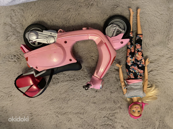 Барби мотоцикл и барби (фото #1)