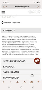 Stange riiete ja jalanõude jaoks (2 foto / 3)