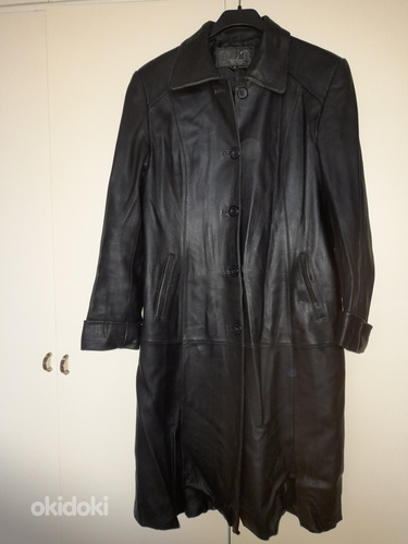 Женское кожаное пальто. Тарту (фото #1)