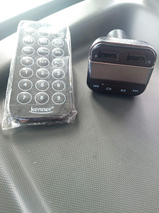 FM-модулятор Kenner FT-618 (Bluetooth, 2xUSB, зарядка (1 фото из 3)