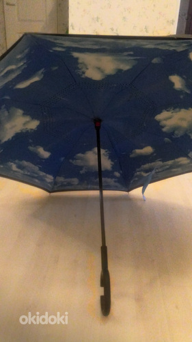 Зонт, закрывающийся вовнутрь (фото #1)