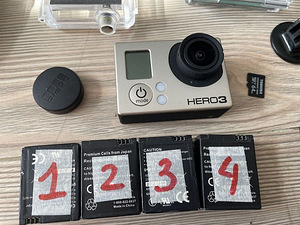 GoPro Hero 3 (4 akut, palju lisasid) (5 foto / 5)