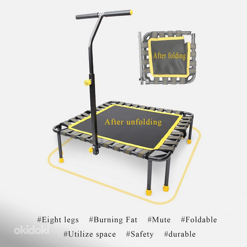 Foldable trampoline rebounder / Складной батут (фото #1)