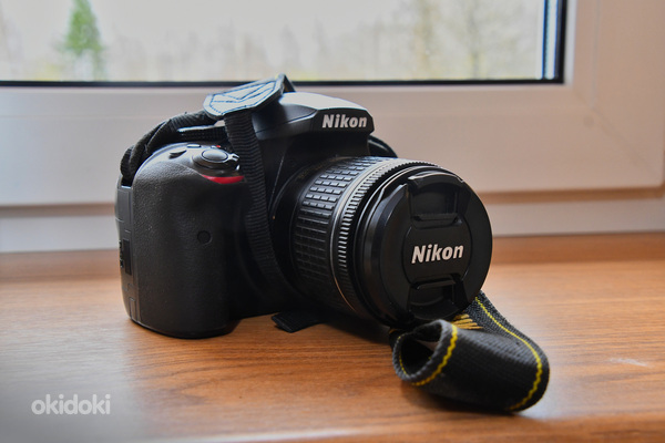 Nikon D3400 + 18-55 AF-P VR Kit, черный (фото #2)