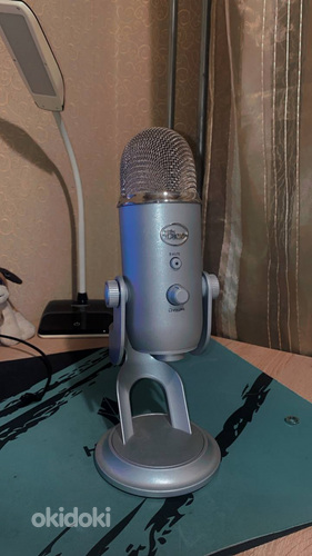 Микрофон BlueYeti серого цвета. Mikrofon BlueYeti hall värv. (фото #1)