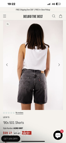 Продам женские шорты Levis