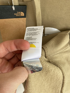 The north face hoodie, Sizes available - L, XL New (3 foto / 4)