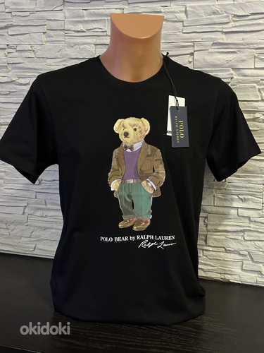 Мужские футболки-поло с медведем ralph lauren (фото #7)