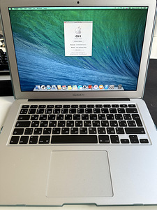MacBook Air 2014 + laadija, aku vahetatud (1 foto / 2)