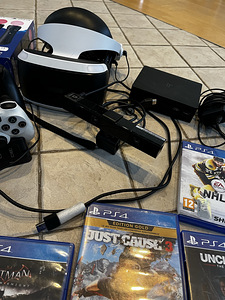 Sony PlayStation 4 + VR täis komplekt (7 foto / 7)