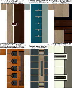 Dekoratiivsed ülekatted metallist välisuksele (4 foto / 5)