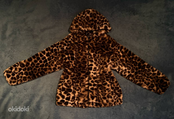 Leopardimustriline jakk/kampsun/kunstkarvane kasukas (?) H&M