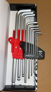 Наборы шестигранных ключей Würth (1 фото из 3)