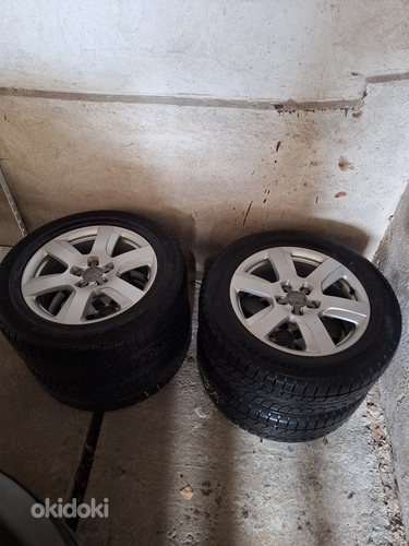 Originaalsed Audi veljed talverehvidega r17