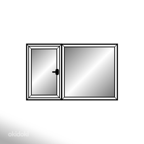 Окно ПВХ 1500x1370