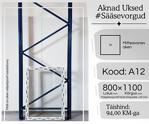 PLASTIKAKNAD 800×1100 (№ A12) KINNINE AKEN (1 foto / 9)
