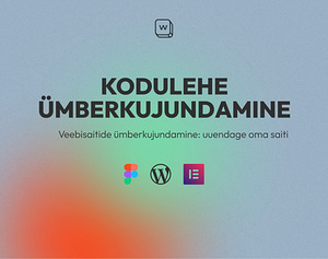 Kodulehe ümberkujundamine (1 foto / 2)