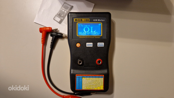 Измеритель ESR конденсатора MESR-100 (фото #2)