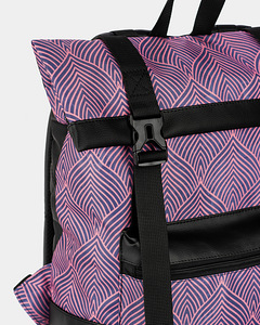 Seljakott Milinal "Roll", print violetne (7 foto / 9)