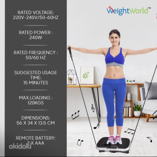 WeightWorld Fitness Vibratsiooniplaat/ Trenazöör/ UUS (foto #4)