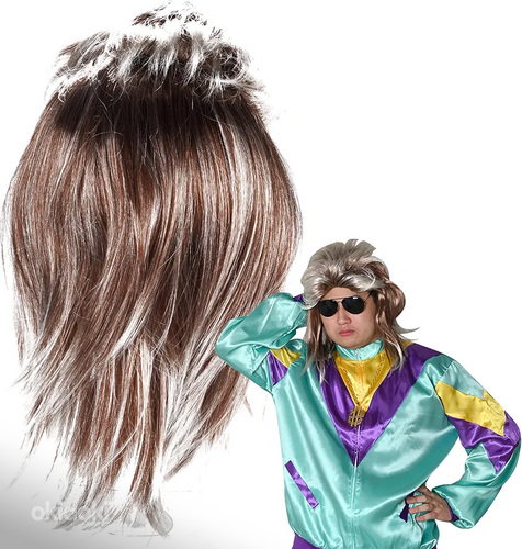 Карнавальный парик Mullet Assi/ НОВЫЙ/ Ретро стиль