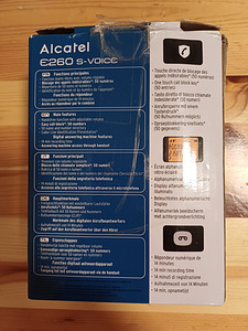 Alcatel E260 S-VOICE/ UUS/ Automaatvastaja/ Lauatelefon (9 foto / 9)