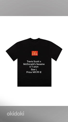 Travis Scott x McDonald's Sesame II T-shirt