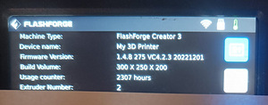Flashforge creator 3 v2 (3 фото из 4)