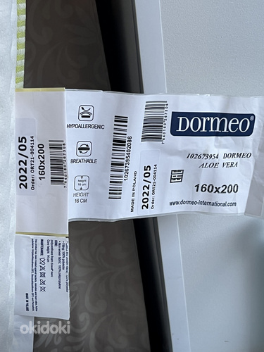 Dormeo matrats 160x200x16