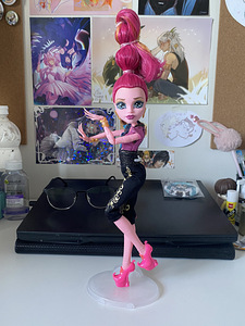 Monster high doll nukk lot lagoona , gigi 13 wishes, frankie (2 foto / 7)