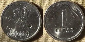 Lithuania 1 litas 1991 (фото #1)
