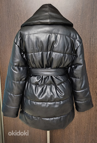 Новая куртка из искусственной кожи, размер XS-M. (фото #4)