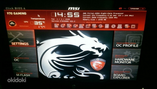 MSI 970 GAMING + AMD FX8350 (foto #1)