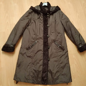 Женское зимнее пальто с капюшоном, размер XL-XXL