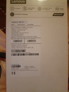 Lenovo tab E7 (2 фото из 2)