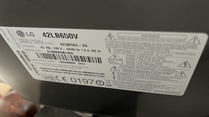 Televiisor LG 42’ A+ (4 foto / 5)