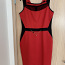 Красное платье-карандаш, размер 42 (фото #1)