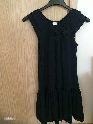 Новое темно-синее платье, размер 140-152 см (фото #1)