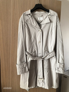 Новое светло-серое пальто, размер 40-42