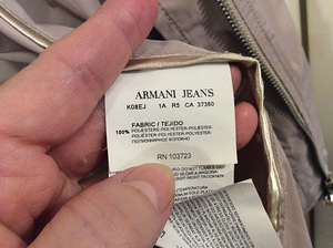 Куртка Armani оригинал р. 40 (7 фото из 10)