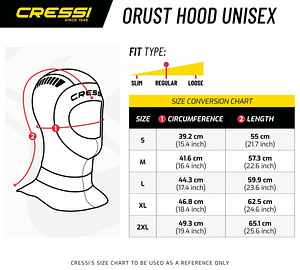 НОВЫЙ CRESSI Orust капюшон 5мм (4 фото из 8)