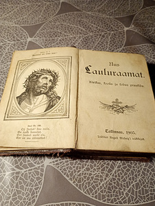 Piibli. Kristuse uus laulu raamat 1903a. 605 lk.635 laulu. (3 foto / 10)