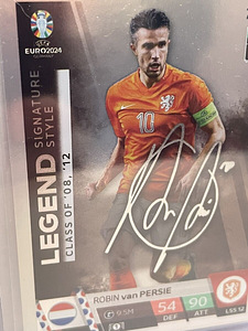 Euro 2024 Topps Van Persie Signature Card (1 foto / 1)