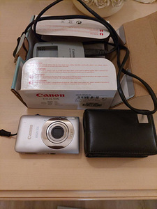 Canon Ixus 105, retro digikaamera, full kit (1 foto / 2)