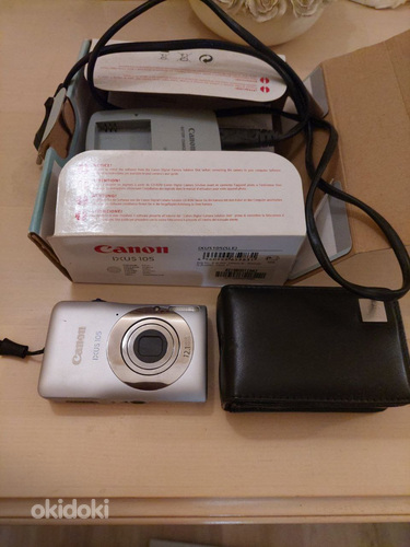 Canon Ixus 105, ретро цифровая камера, полный комплект